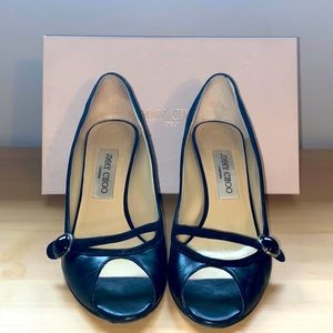 Mary Jane style black Jimmy Choo heels